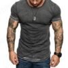 Custom Men's Slim-Fit Round-Neck Hem-Zip T-Shirt - Style 8DA5EF - product detail view 6 Custom Men's Slim-Fit Round-Neck Hem-Zip T-Shirt - Style 8DA5EF - product detail view 6