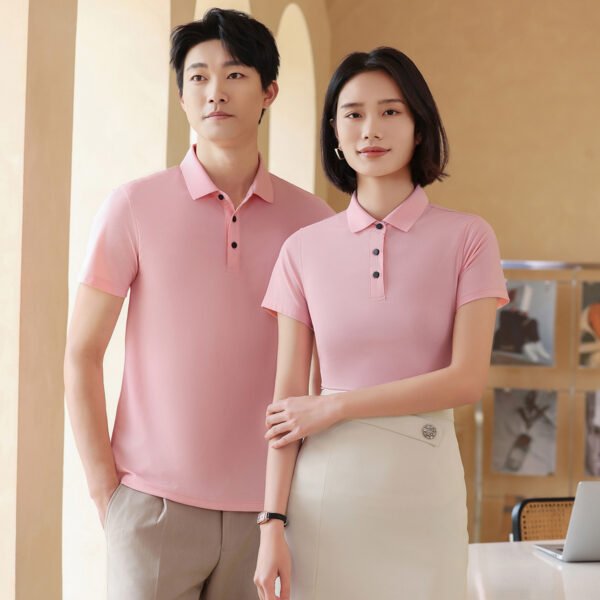 Custom Unisex Slim-Fit 170 GSM Polo Shirt | A106 - Style 42512F - product detail view 2