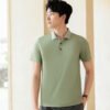 Custom Unisex Slim-Fit 170 GSM Polo Shirt | A106 - Style 42512F - product detail view 4