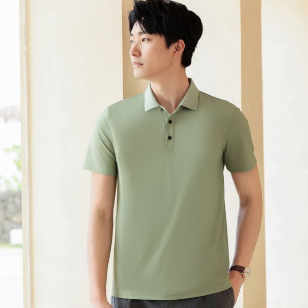Custom Unisex Slim-Fit 170 GSM Polo Shirt | A106 - Style 42512F - product detail view 4