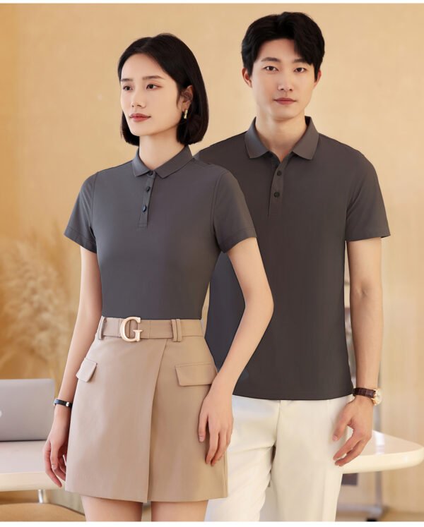 Custom Unisex Slim-Fit 170 GSM Polo Shirt | A106 - Style 42512F - product detail view 15