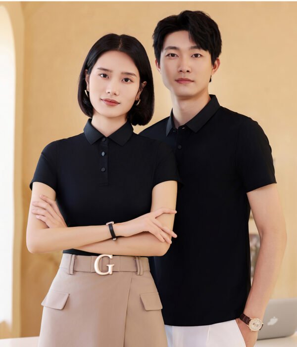 Custom Unisex Slim-Fit 170 GSM Polo Shirt | A106 - Style 42512F - product detail view 16