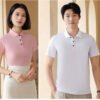 Custom Unisex Slim-Fit 170 GSM Polo Shirt | A106 - Style 42512F - product detail view 12