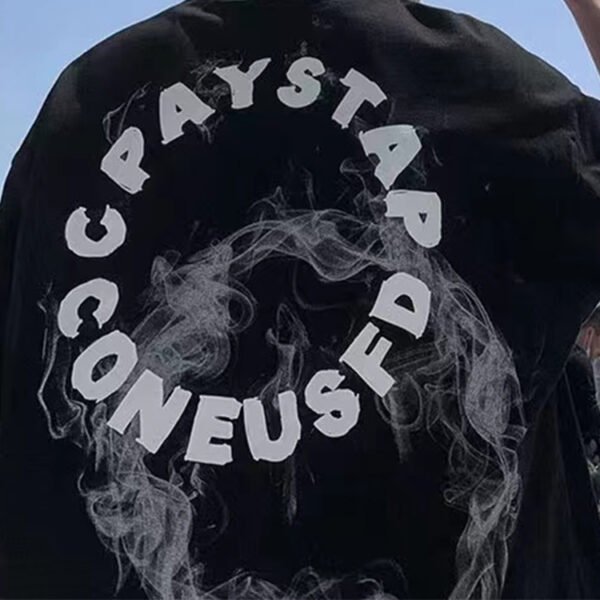 Custom Smoke Ring Graphic Heavyweight T-Shirt - Style C64564 - product detail view 3