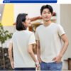 Custom Basic-Fit Smooth Surface T-Shirt - Style 08DE94 - product detail view 12 Custom Basic-Fit Smooth Surface T-Shirt - Style 08DE94 - product detail view 12