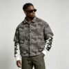 Custom Animal Print Snap Front Overshirt - Style 1C407E - product detail view 4 Custom Animal Print Snap Front Overshirt - Style 1C407E - product detail view 4