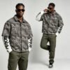 Custom Animal Print Snap Front Overshirt - Style 1C407E - product detail view 5 Custom Animal Print Snap Front Overshirt - Style 1C407E - product detail view 5