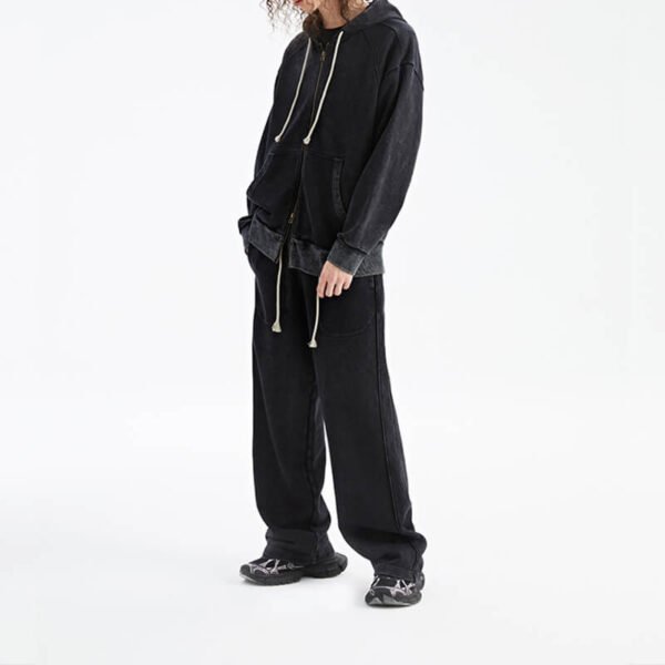 Custom Snow-Wash Drawstring Relaxed Pants - Style A638B2 - product detail view 2 Custom Snow-Wash Drawstring Relaxed Pants - Style A638B2 - product detail view 2