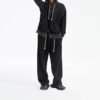 Custom Snow-Wash Drawstring Relaxed Pants - Style A638B2 - product detail view 3 Custom Snow-Wash Drawstring Relaxed Pants - Style A638B2 - product detail view 3