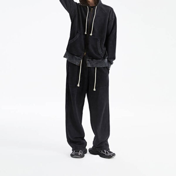 Custom Snow-Wash Drawstring Relaxed Pants - Style A638B2 - product detail view 3 Custom Snow-Wash Drawstring Relaxed Pants - Style A638B2 - product detail view 3
