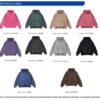 Custom Snow-Wash Terry Pullover Hoodie 2660 - Style E488D5 - product detail view 7 Custom Snow-Wash Terry Pullover Hoodie 2660 - Style E488D5 - product detail view 7