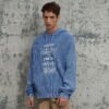 Custom Snow-Washed Printed Hooded Sweater - Style 3F3133 - product detail view 4 Custom Snow-Washed Printed Hooded Sweater - Style 3F3133 - product detail view 4