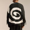 Custom Spiral Panel Knit Sweater | VW-13B856 - Style 13B856 - product detail view 2 Custom Spiral Panel Knit Sweater | VW-13B856 - Style 13B856 - product detail view 2