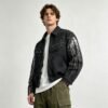 Custom Washed Splash-Ink Canvas Jacket - Style 7CD326 - product detail view 7