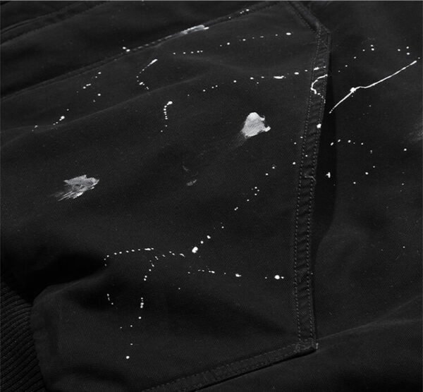Custom Splash Ink Boxy Hooded Flight Jacket - Style 6AA7C2 - product detail view 14 Custom Splash Ink Boxy Hooded Flight Jacket - Style 6AA7C2 - product detail view 14
