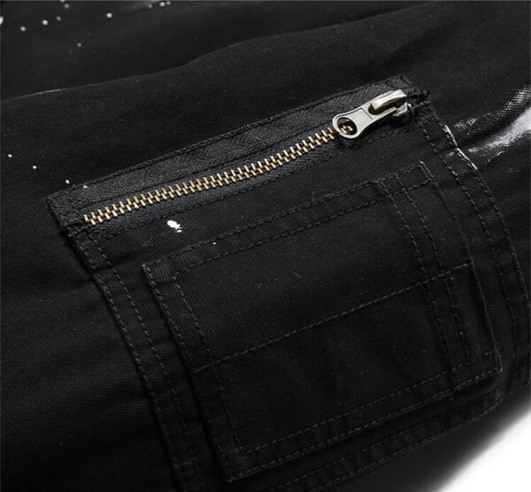 Custom Splash Ink Boxy Hooded Flight Jacket - Style 6AA7C2 - product detail view 15 Custom Splash Ink Boxy Hooded Flight Jacket - Style 6AA7C2 - product detail view 15