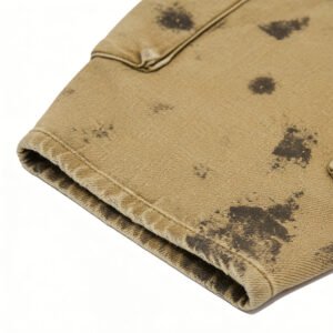 Custom Splatter Washed Distressed Cargo Pants - 51f1082a74e59954 - Style 51F108
