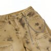 Custom Splatter Washed Distressed Cargo Pants - 51f1082a74e59954 - Style 51F108 - product detail view 2