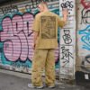 Custom Splatter Washed Distressed Cargo Pants - 51f1082a74e59954 - Style 51F108 - product detail view 7