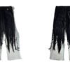 Custom Layered Fray Hem Spliced Denim Jeans - Style DAA382 - product detail view 5 Custom Layered Fray Hem Spliced Denim Jeans - Style DAA382 - product detail view 5