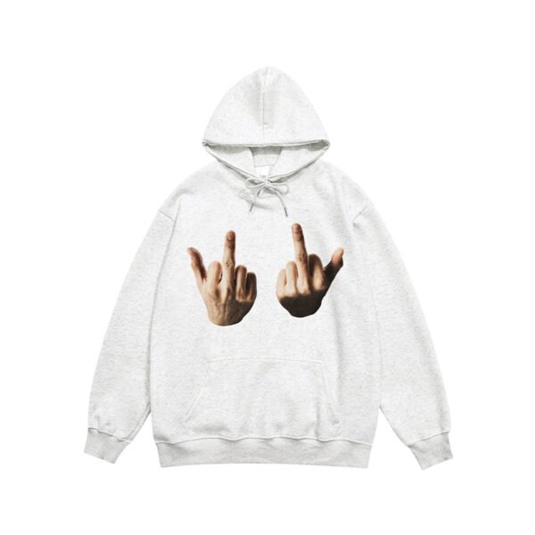 Custom Split-Dye Skull Graphic Oversized Hoodie - Style BA7568 - product detail view 2 Custom Split-Dye Skull Graphic Oversized Hoodie - Style BA7568 - product detail view 2