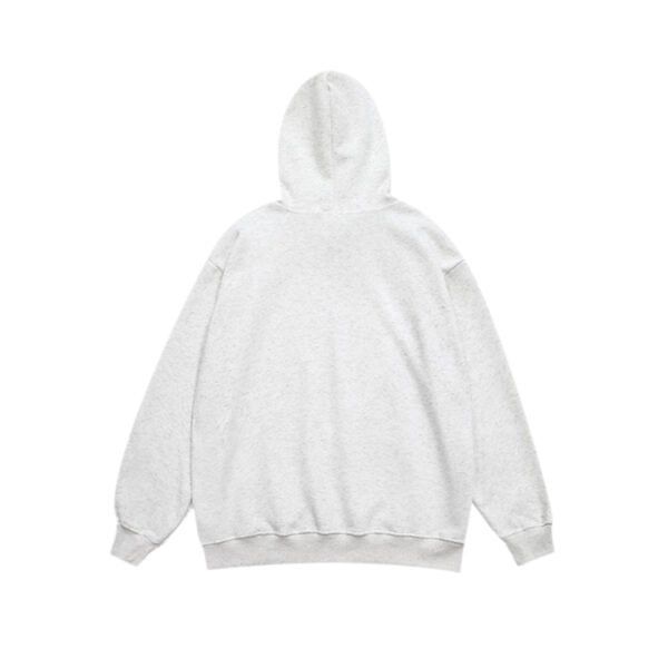 Custom Split-Dye Skull Graphic Oversized Hoodie - Style BA7568 - product detail view 3 Custom Split-Dye Skull Graphic Oversized Hoodie - Style BA7568 - product detail view 3