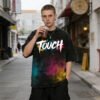 Custom Spray-Dyed Washed Graphic T-Shirt - Style 5C7EB1 - product detail view 9