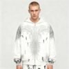 Custom Spray-Effect Hooded Jacket - Style EF7D37 - product detail view 3