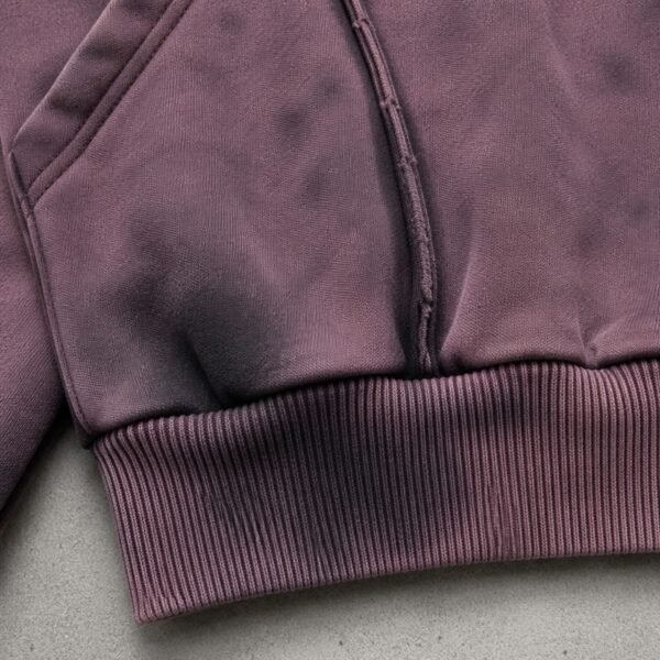Custom Spray Washed Applique Pullover Hoodie - Style 5A8219 - product detail view 3