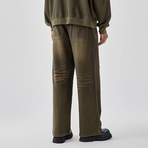 Custom Spray-Washed Straight-Leg Pants - Style A87CF3 - product detail view 3