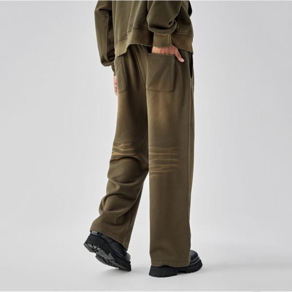 Custom Spray-Washed Straight-Leg Pants - Style A87CF3 - product detail view 4