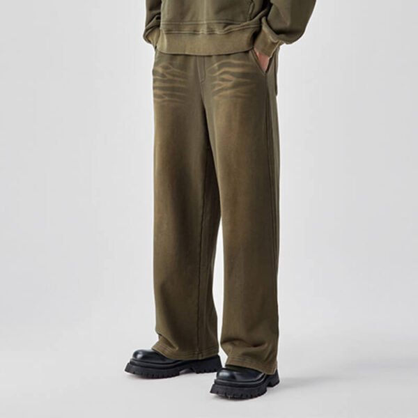 Custom Spray-Washed Straight-Leg Pants - Style A87CF3 - product detail view 5
