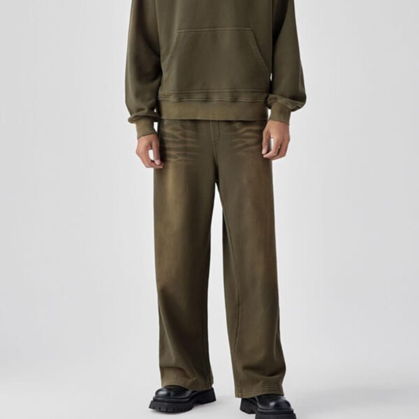 Custom Spray-Washed Straight-Leg Pants - Style A87CF3 - product detail view 7