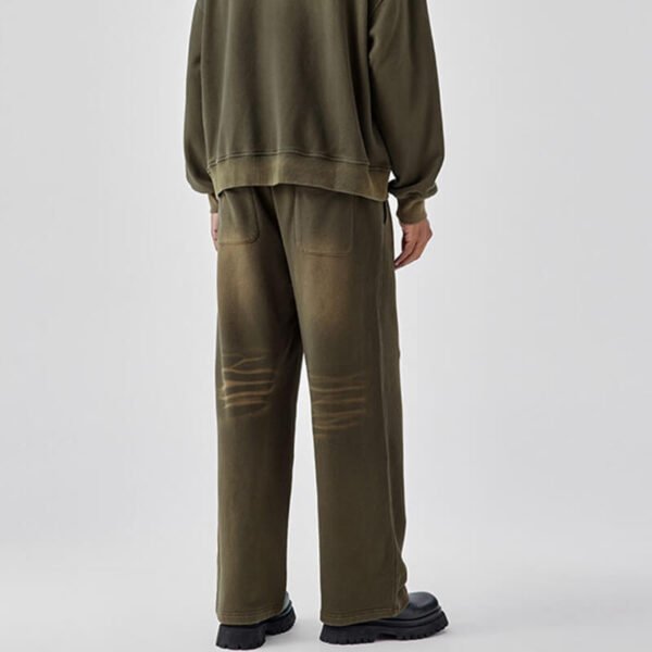 Custom Spray-Washed Straight-Leg Pants - Style A87CF3 - product detail view 8