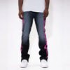 Custom Stacked Graphic Streetwear Pants - Style 0040A4 - product detail view 2 Custom Stacked Graphic Streetwear Pants - Style 0040A4 - product detail view 2