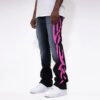 Custom Stacked Graphic Streetwear Pants - Style 0040A4 - product detail view 6 Custom Stacked Graphic Streetwear Pants - Style 0040A4 - product detail view 6