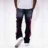 Custom Stacked Graphic Streetwear Pants - Style 0040A4 - product detail view 8 Custom Stacked Graphic Streetwear Pants - Style 0040A4 - product detail view 8