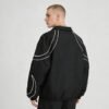 Custom Stand-Collar Linework Zip Jacket - Style 1920A0 - product detail view 5 Custom Stand-Collar Linework Zip Jacket - Style 1920A0 - product detail view 5