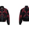 Custom Contrast Panel Stand-Collar Street Jacket - Style EA33EA - product detail view 6