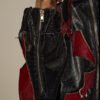 Custom Contrast Panel Stand-Collar Street Jacket - Style EA33EA - product detail view 8