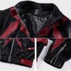 Custom Contrast Panel Stand-Collar Street Jacket - Style EA33EA - product detail view 12