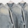 Custom Stand-Collar Zip Denim Jacket 2587 - Style 87C5B1 - product detail view 16 Custom Stand-Collar Zip Denim Jacket 2587 - Style 87C5B1 - product detail view 16