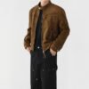 Custom Stand-Collar Suede-Look Zip Jacket - Style 1C5802 - product detail view 3 Custom Stand-Collar Suede-Look Zip Jacket - Style 1C5802 - product detail view 3