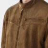Custom Stand-Collar Suede-Look Zip Jacket - Style 1C5802 - product detail view 4 Custom Stand-Collar Suede-Look Zip Jacket - Style 1C5802 - product detail view 4