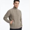 Custom Stand Collar Zip Knit Sweater 2032 - Style 2D53E1 - product detail view 13 Custom Stand Collar Zip Knit Sweater 2032 - Style 2D53E1 - product detail view 13