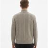 Custom Stand Collar Zip Knit Sweater 2032 - Style 2D53E1 - product detail view 14 Custom Stand Collar Zip Knit Sweater 2032 - Style 2D53E1 - product detail view 14