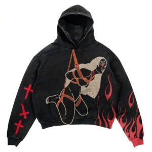 Custom Stone-Wash Graphic Pullover Hoodie | - Style 2E0D9B