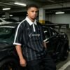 Custom Striped Polo Jersey with Back Number Print - Style 944FC2 - product detail view 5