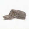 Custom Vintage Washed Studded Flat Cap - Style FD04D0 - product detail view 2 Custom Vintage Washed Studded Flat Cap - Style FD04D0 - product detail view 2