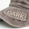 Custom Vintage Washed Studded Flat Cap - Style FD04D0 - product detail view 6 Custom Vintage Washed Studded Flat Cap - Style FD04D0 - product detail view 6